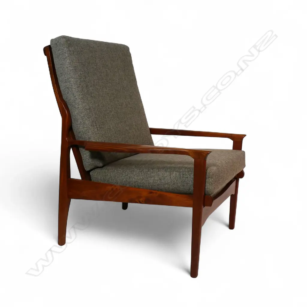 A c.1965 Don Navrik mahogany armchair, Image 1++